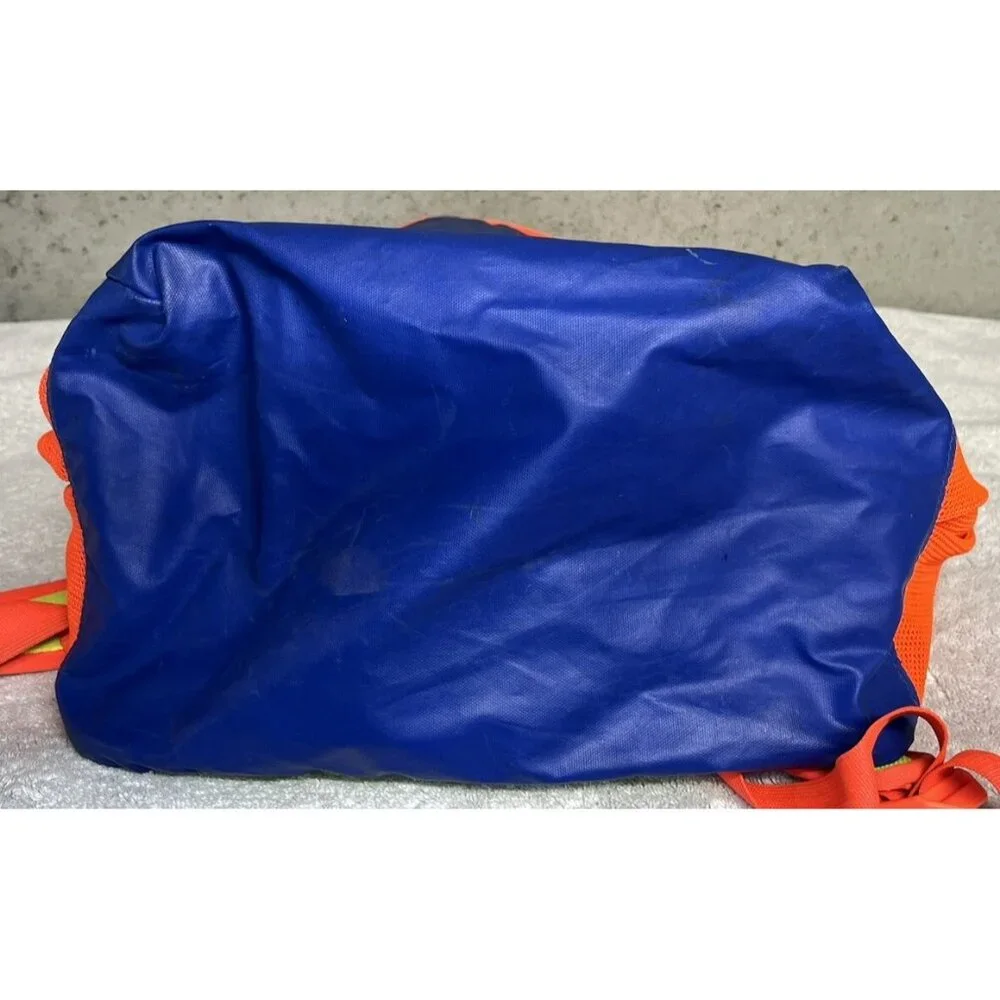 🔥🚨Nike Max Air Orange/Neon Volt Yellow/Blue Backpack RARE! EUC